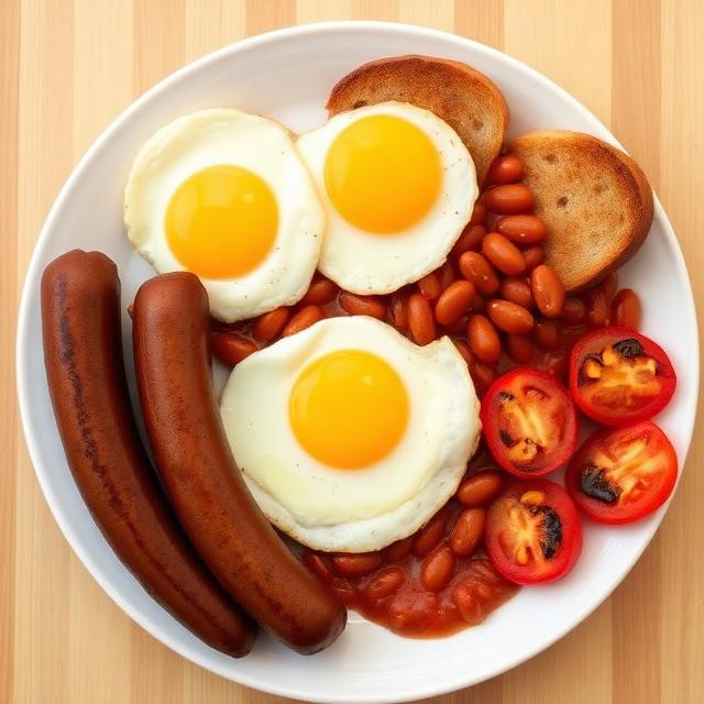 English Breakfast Plate