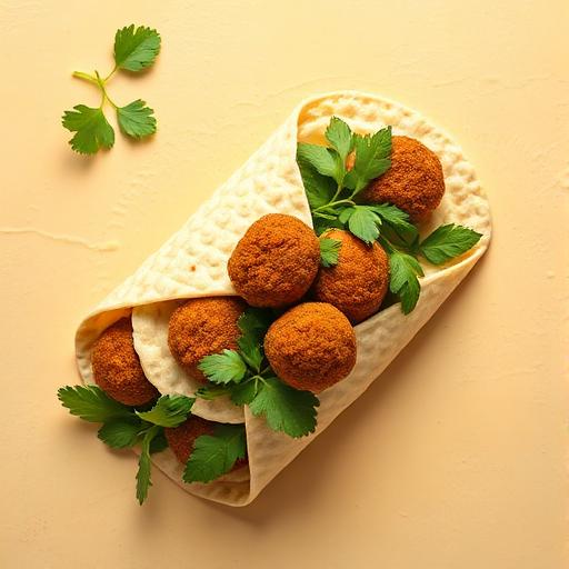 Falafel Hummus Wrap